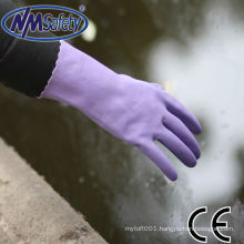 NMSAFETY long cuff pvc examination gloves